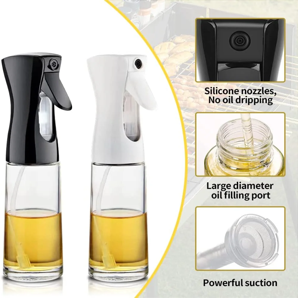 Premium Refillable Oil Sprayer for Cooking & Air Fryer"